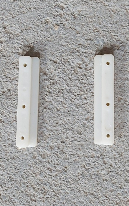 Gratie urdinis alba de plastic antisoareci model 2 [3]