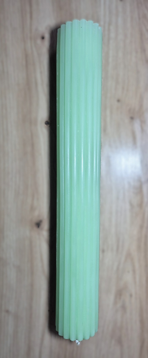 Lumanare Decor/Evenimente Verde Menta Canelata [2]