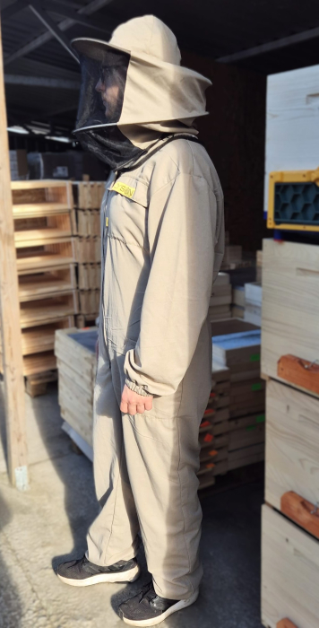 Combinezon Apicultor Verde Olive Cu Palarie Inclusa [3]