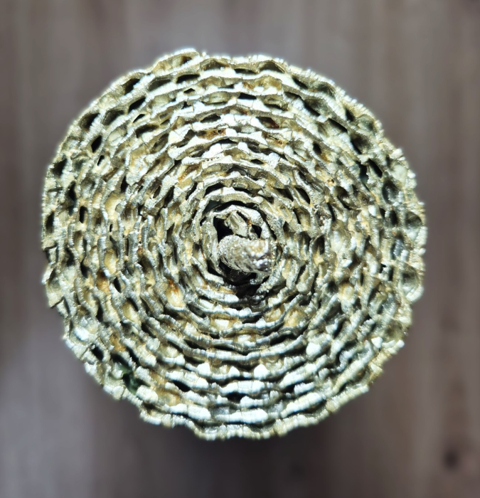 Lumanare din Fagure Decor/Evenimente Auriu [2]