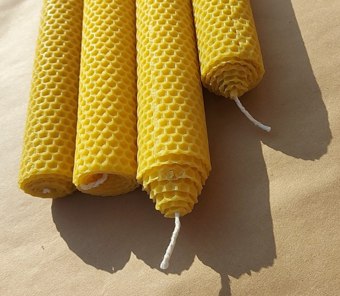 Lumanari din ceara de albine model fagure [4]