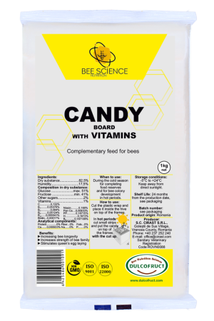 Turta si Hrana Solida pentru Albine - Turtă Energetică cu Vitamine