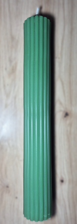 Lumanare Decor/Evenimente Verde Inchis Canelata [1]