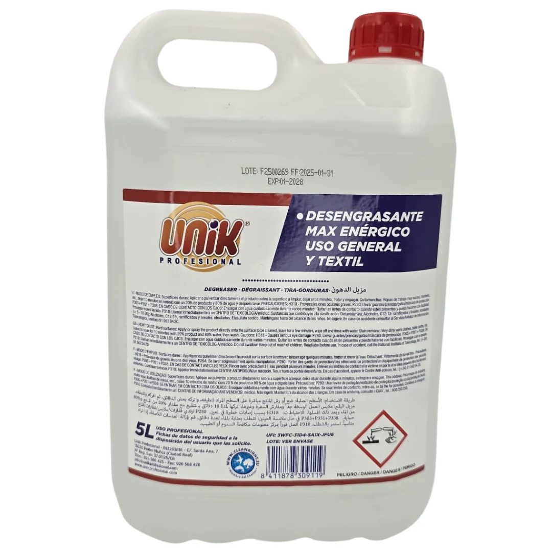 Nou: Produse de Curatenie - Degresant max uz general si textil 5 L