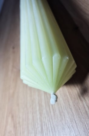 Lumanari - Lumanare Decor/Evenimente Galben Deschis Canelata