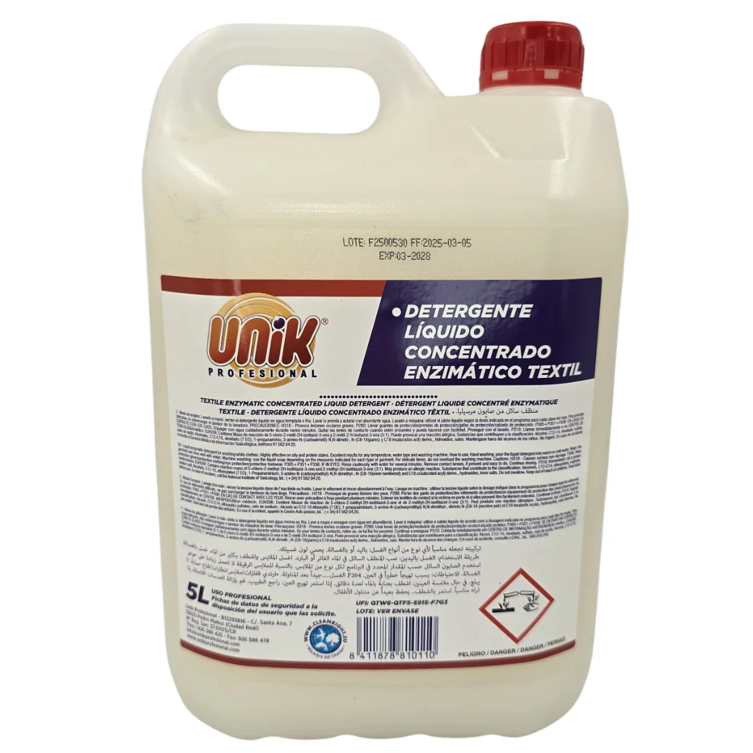 Nou: Produse de Curatenie - Detergent enzimatic concentrat textile 5 L