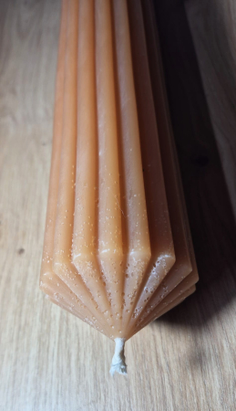 ***Produse pentru toata lumea - Lumanare Decor/Evenimente Caramiziu Brun Canelata