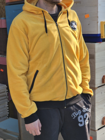 Imbracaminte - Hanorac Tematic Galben, cu Albina