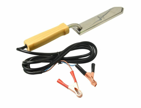 Cutite Descapacit - Cutit de descapacit electric, 12 V, 300W, cu maner de lemn, 440 mm