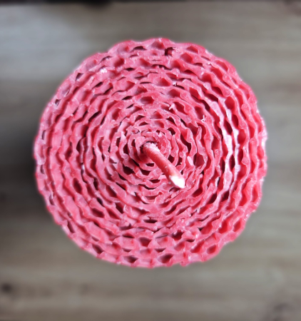 Lumanare din Fagure Decor/Evenimente Rosu [2]