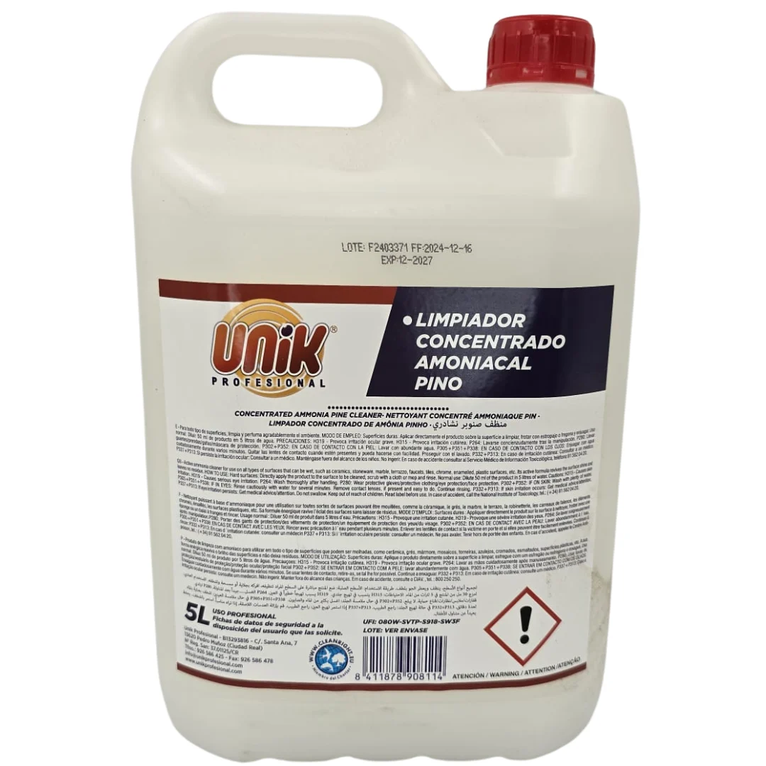 Nou: Produse de Curatenie - Detergent pardoseli concentrat cu amoniac 5 L