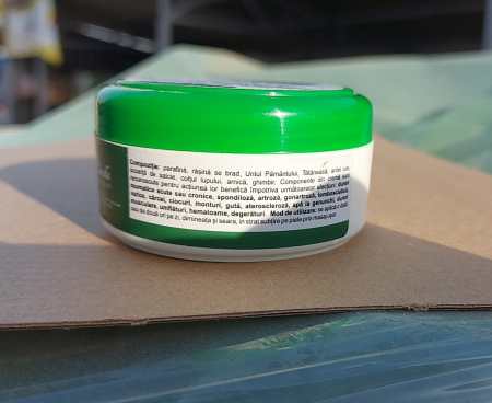 Crema tip balsam 7 Plante, Untul pamantului, Tataneasa, Ardei iute, Scoarta de salcie, Coltul Lupului, Arnica, ghimbir [2]