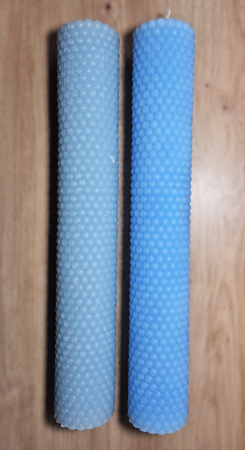 Lumanare Decor/Evenimente Albastru Bule v2 [2]