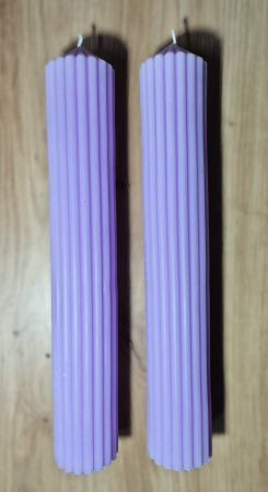 Lumanari - Lumanare Decor/Evenimente Mov Canelata