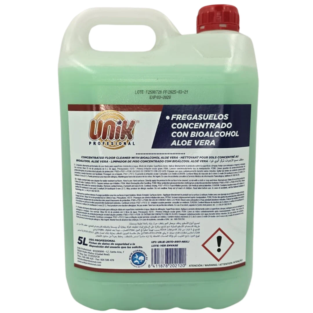 Nou: Produse de Curatenie - Detergent pardoseli concentrat - Aloe vera 5 L