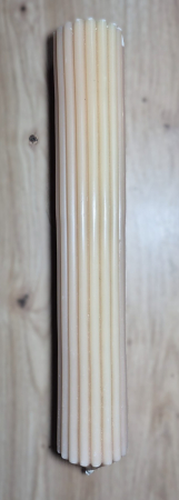 Lumanare Decor/Evenimente Crem Canelata [1]