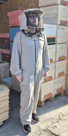 Combinezon Apicultor Verde Olive Cu Palarie Inclusa [1]