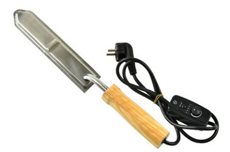 Unelte si Accesorii Apicole - Cutit de descapacit la 220V cu potentiometru pe fir