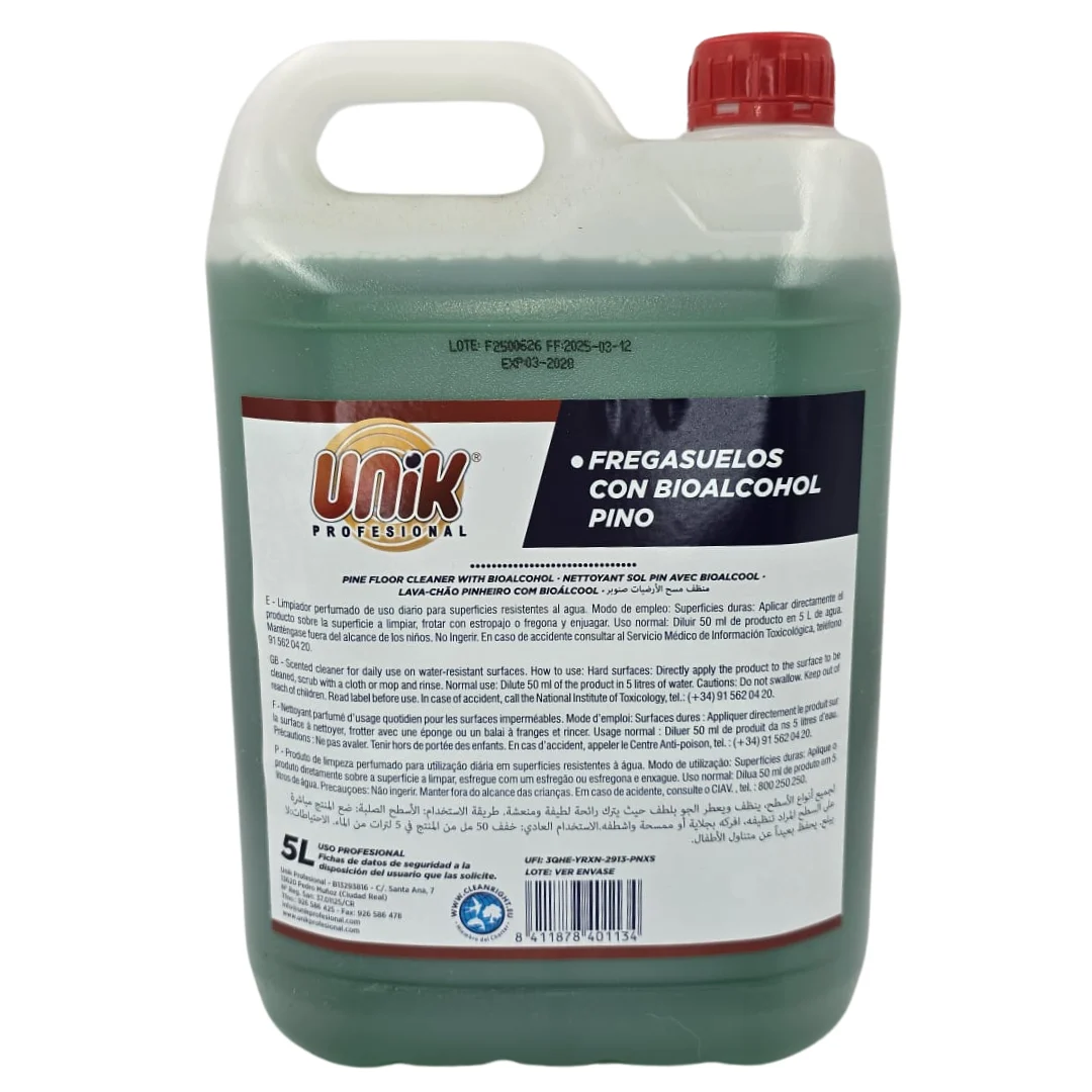 Nou: Produse de Curatenie - Detergent pardoseli cu bioalcool - Brad 5 L