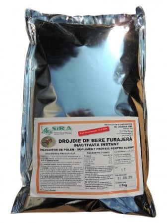 Hrana si Hranitoare Apicole - Drojdie de Bere 1Kg