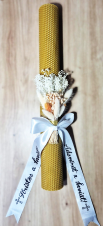 Lumanari - Lumanare Inviere Decoarata cu Flori