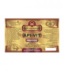 Hrana si Hranitoare Apicole - Turta Api-Vit Proteic - Api Cris 1 kg