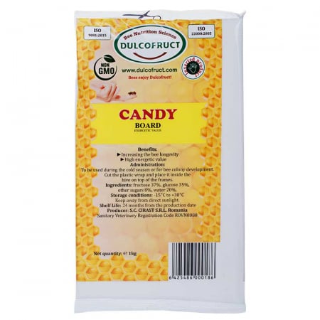 Hrana si Hranitoare Apicole - Turtă energetică Dulcofruct 1 kg