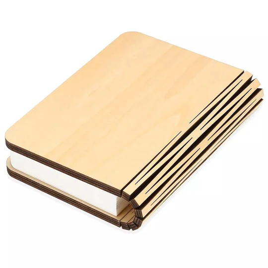 Lampa tip carte - coperti din lemn [5]