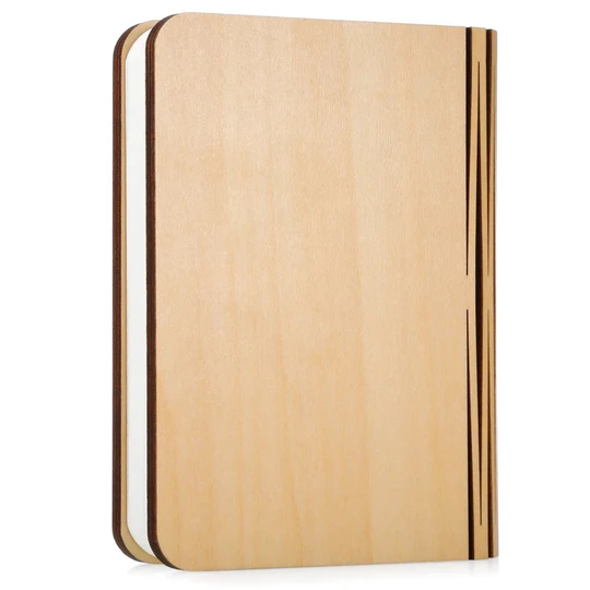 Lampa tip carte - coperti din lemn [4]