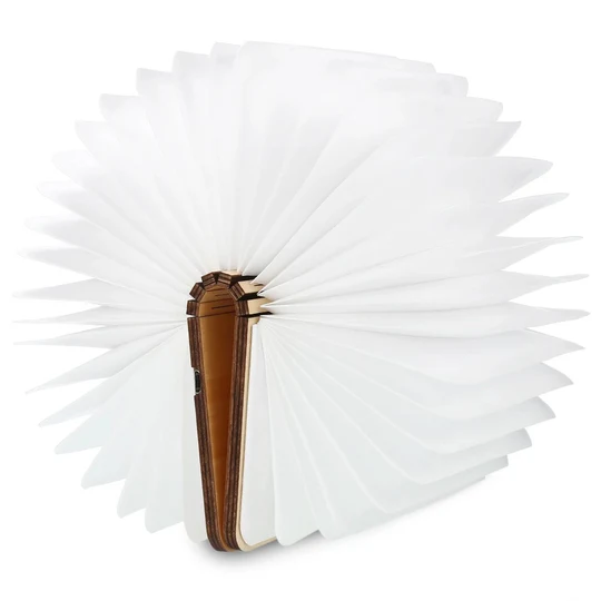 Lampa tip carte - coperti din lemn [3]