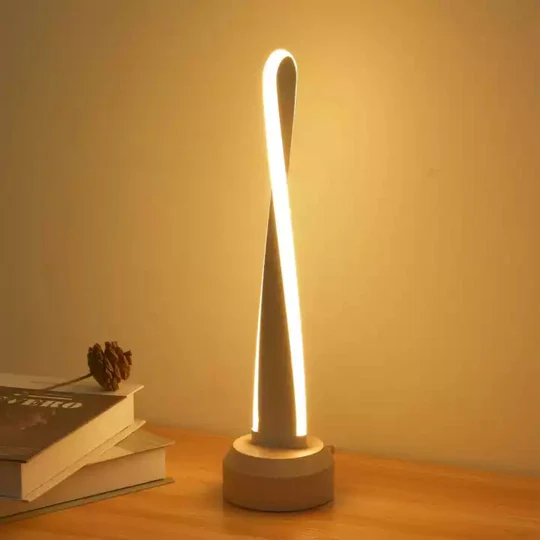 Produse - Lampa LED pentru birou, spirala, incarcare USB, touch