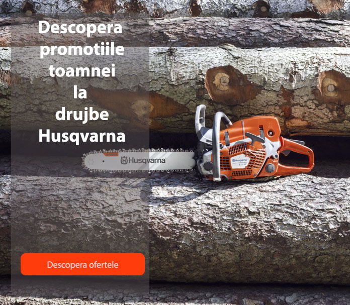 Promotii drujbe Husqvarna toamna 2023