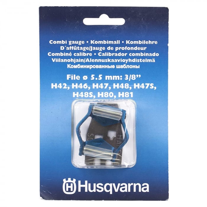 Sablon Mixt de Ascutit Husqvarna pentru Lant pas .3/8" grosime 5.5 mm - pentru Drujbe Profesionale [2]