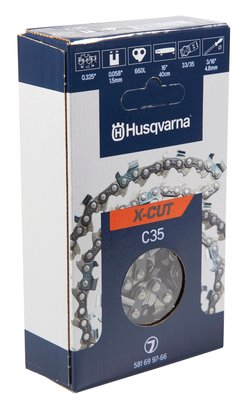 Lant Husqvarna 51,55 - 38 cm (15") .325" 1.5 mm, C35 - 64 DL - DInte drept Chisel [2]