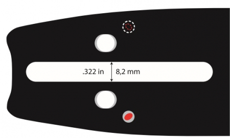 Sina de Ghidaj Husqvarna - lama drujba 38 cm (15") .325" 1.3 mm LAMINATED [2]