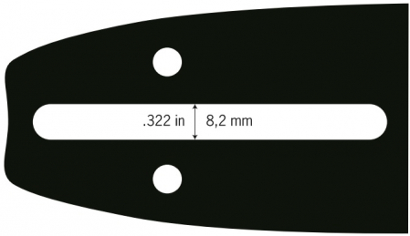 Sina de Ghidaj - lama drujba  25 cm (10") .3/8" 1.3 mm MINI Special bars (T425) [2]