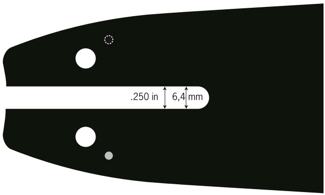 Sina de Ghidaj - lama drujba  30 cm (12") 1/4" 1.3 mm Special bar (327 PT5S) [2]