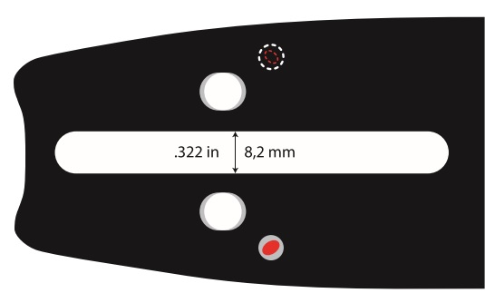 Sina de Ghidaj 45 cm (18") .325" 1.5 mm Laminated bar [2]