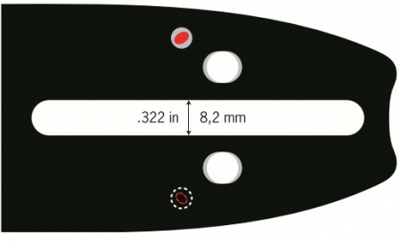 Sina de Ghidaj - lama drujba  40 cm (16") .3/8" 1.3 mm Double Guard [2]
