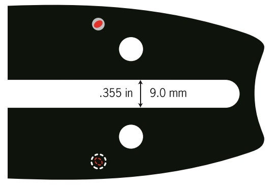Sina de Ghidaj - lama drujba  45 cm (18") .3/8" 1.5 mm VersaCut [2]