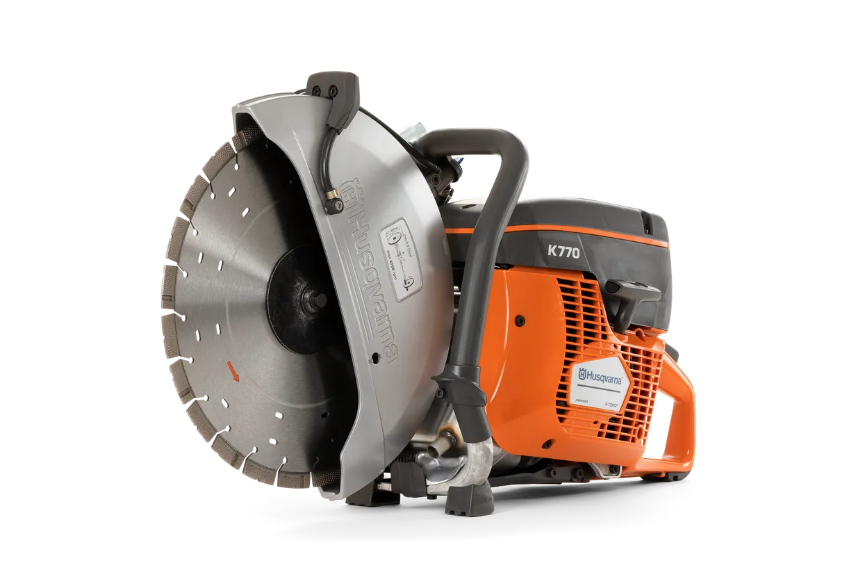Mașini de tăiat cu discuri diamantate - Mașină de Tăiat Beton și Asfalt Husqvarna K 770 – 3,9 kW, Disc 350 mm inclus