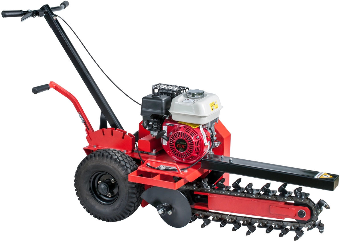 Utilaje profesionale pentru amenajare teren - Săpătoare de șanțuri Weibang WBTR126H Honda GX160