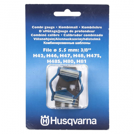 Sablon Mixt de Ascutit Husqvarna pentru Lant pas .3/8" grosime 5.5 mm - pentru Drujbe Profesionale [1]