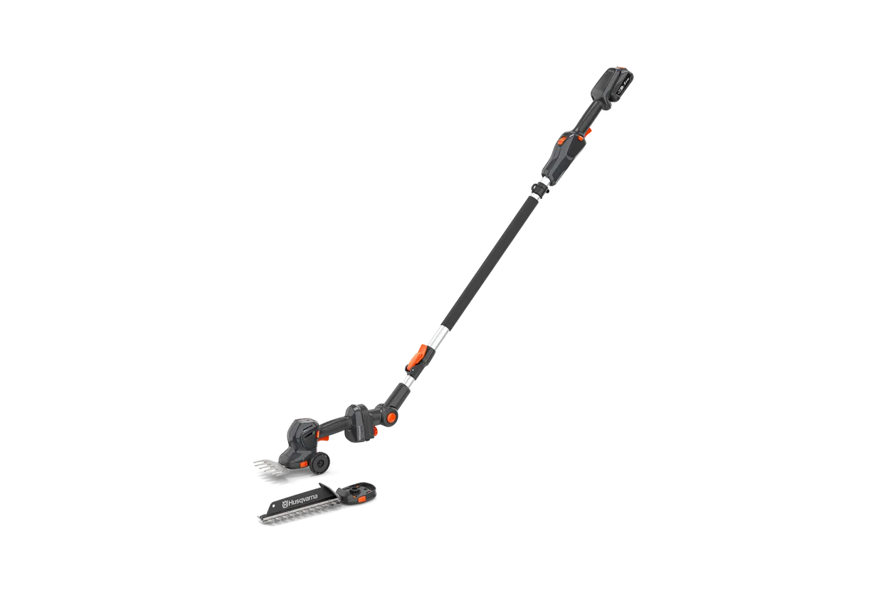 Set motounealta pentru tuns gard viu si gazon Husqvarna Aspire™ S20-P4A + Aspire™ tijă prelungire-P4A cu acumulator și încărcător incluse [2]