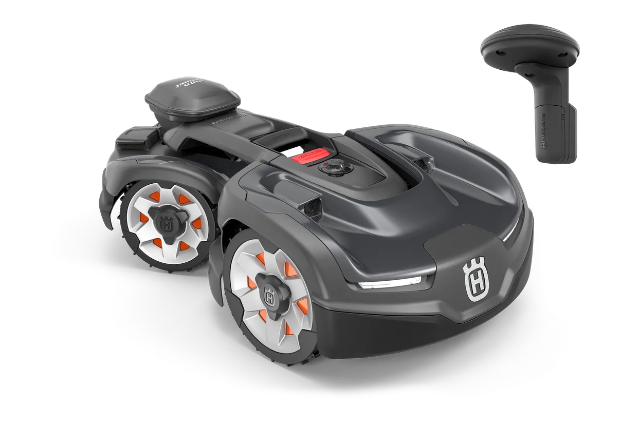 Roboti Husqvarna Automower - Robot tuns iarba Husqvarna Automower® 435X AWD NERA cu Husqvarna EPOS™ - fara fir perimetral - Pachet cu stație de referință.