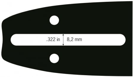 Sina de Ghidaj - lama drujba  25 cm (10") .3/8" 1.3 mm MINI Special bars (T425) [1]