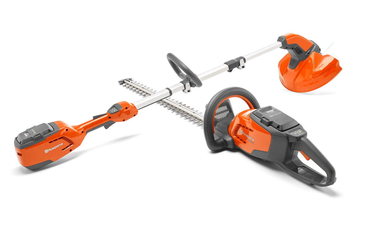 Motounelte de taiat gard viu - Trimmer Cordless 115i L + Motounealta de taiat gard viu 115i HD45, Kit  (Incarcator  QC 80 si Acumulator  BLi10, 36.5V/2.0Ah)