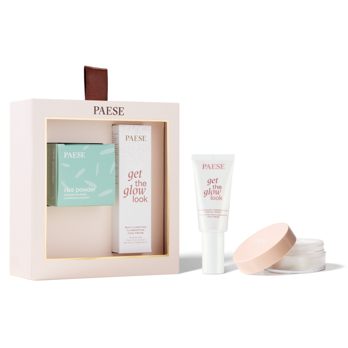 SET ALL ABOUT THE BASE ( GET THE GLOW ILLUMINATING FACE CREAM+ RICE POWDER) [1]