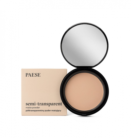 Reduceri - Pudra compacta semi-transparenta mata, 9g