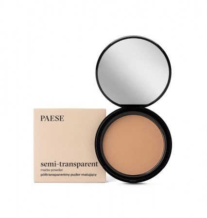 Reduceri - Pudra compacta semi-transparenta mata, 9g